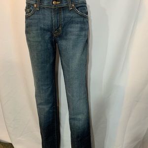 David Kahn SZ 2 Dark wash boot leg NWOT jeans Lauren style